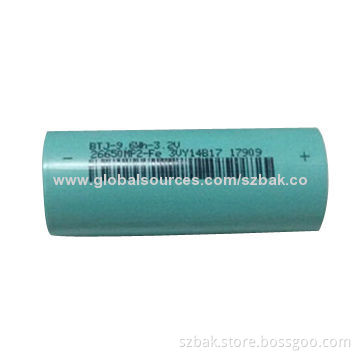 Cylindrical lithium-ion 26650 battery cell, motive power battery cell 3,000mAh for e-bike, EV, RC